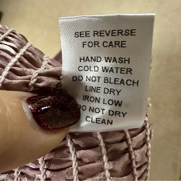 Sweet Genesis Strapless Bandana Style Tube Top w/back ties Pink Animal Print EUC - Picture 6 of 6